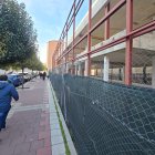 Obras paralizadas de la sede de la Seguridad Social en Rondilla, en una imagen reciente.
