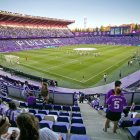 Imagen de archivo del estadio Zorrilla con muchas butacas vacías antes de un partido.