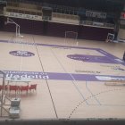 Imagen de la pista central del Pisuerga en la mañana de este lunes.