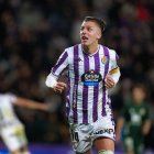 Iván Alejo, ante el Racing.