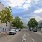 Calle Nitrógeno en el polígono de San Cristóbal en Valladolid