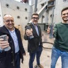 En el centro, Jesús Mínguez Algarra, junto a miembros de AUSINCO.