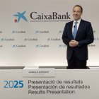 Gonzalo Gortázar, en la presentación de Resultados anuales CaixaBank 2025