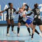 Imagen del último triunfo del Aula ante Costa del Sol Málaga.