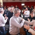 El secretario general del PSCyL y candidato a la Presidencia de la Junta, Carlos Martínez,en un acto del PSOEICAL