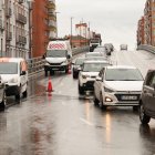 Corte de carril por obras en el puente Arco de Ladrillo