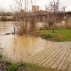 Crecida del río Pisuerga, a su paso por la capital de Valladolid