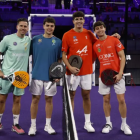 Paquito Navarro y Fran Guerrero contra Arturo Coello y Edu Alonso.