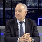 El rector de la Universidad de Valladolid, Antonio Largo, ayer en La Quinta Esquina.