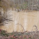 Río Cega a su paso por Megeces en Valladolid