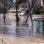 El río Pisuerga a su paso por la capital vallisoletana.