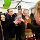 El presidente de la Diputación, Conrado Íscar; la alcaldesa del municipio, Ana Belén Prieto, así como otros dirigentes como el diputado nacional Pablo Sáez, entre otros.