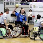 Una imagen del duelo entre el Inclusport y Bathco BSR Cantabria.