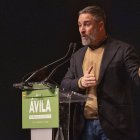 Abascal presenta la candidatura de Vox en Ávila.