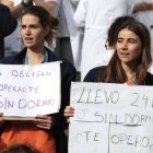 Concentración de médicos en huelga contra la reforma del Estatuto Marco