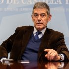 José María Eiros, en un momento de la entrevista.