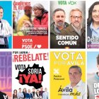 Carteles de la campaña electoral