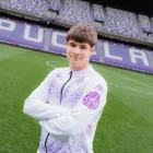 Mario Domínguez, sobre el césped de Zorrilla.