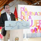 Conrado Íscar durante la conmemoración del 8M por parte de la Diputación de Valladolid