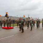 Acto militar en la base de El Empecinado con motivo del aniversario de la creación del Regimiento de Caballería "Farnesio" Nº 12.