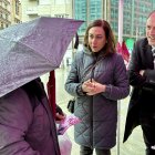 La candidata de UPL a las Cortes, Alicia Gallego, visita Ponferrada y Las Médulas en la comarca de El Bierzo