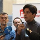 El candidato de IU, Juan Gascón.