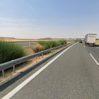 A-6, a la altura del kilómetro 206 por su paso por Mota del Marqués