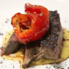 ASADO DE TERNERA CON PIMIENTOS DEL BIERZO