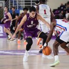 Joseba Querejeta durante el último partido ante Clavijo.
