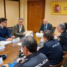 Mesa de coordinación policial.