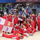 Castilla y León masculino y femenino en el MiniBasket.