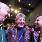 Jose Antonio Diez, Carlos Martínez y Luis Tudanca, en una imagen de archivo durante el congreso del PSOECyL.