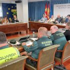El subdelegado del Gobierno en Valladolid, Jacinto Canales, preside la Comisión local de Seguridad que coordina el dispositivo en Villalar.