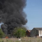 Incendio en La Corala (Laguna de Duero).