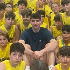 Sergio de Larrea en Valladolid en su visita al Campus Gigantes el pasado verano.