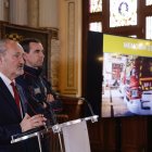 Alberto Cuadrado y Javier Reinoso durante la rueda de prensa