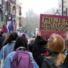 Manifestación por las calles de Valladolid por el Día Internacional de la Mujer
