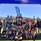 Podio del  Campeonato Regional en edad escolar de Castilla y León celebrado en Zamora.