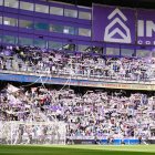 Afición pucelana en el partido contra el Zaragoza.