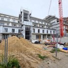 Promoción de viviendas en construcción en Arroyo de la Encomienda.