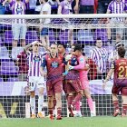 Carvajal se lleva las manos a la cabeza tras el despeje de un defensa, en la única ocasión clara local de la segunda parte.