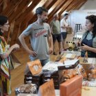 Mostradores de la IV Feria Dulcería en La Granja