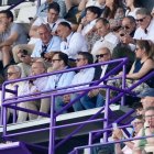 Imagen del palco con Juan Carlos Martín 'Hansen' en la jornada final del HSB World Series 7S en Zorrilla.