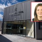 Cuartel de la Guardia Civil en Arroyo de la Encomienda y la imagen de la desaparecida.