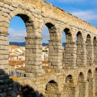 El acueducto de Segovia, una de las mayores obras de ingeniería romana.