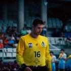 César Pérez, resignado ante el Barcelona en Copa.