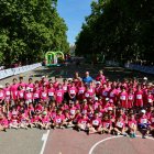 Imágenes del Día del Atletismo en la Calle celebrado en la Acera de Recoletos.