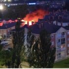Incendio en Valladolid.