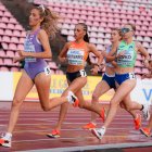 La vallisoletana Claudia Gutiérrez en una prueba de 3.000 metros.