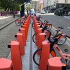 Estación de Biki de la plaza del Poniente de Valladolid.